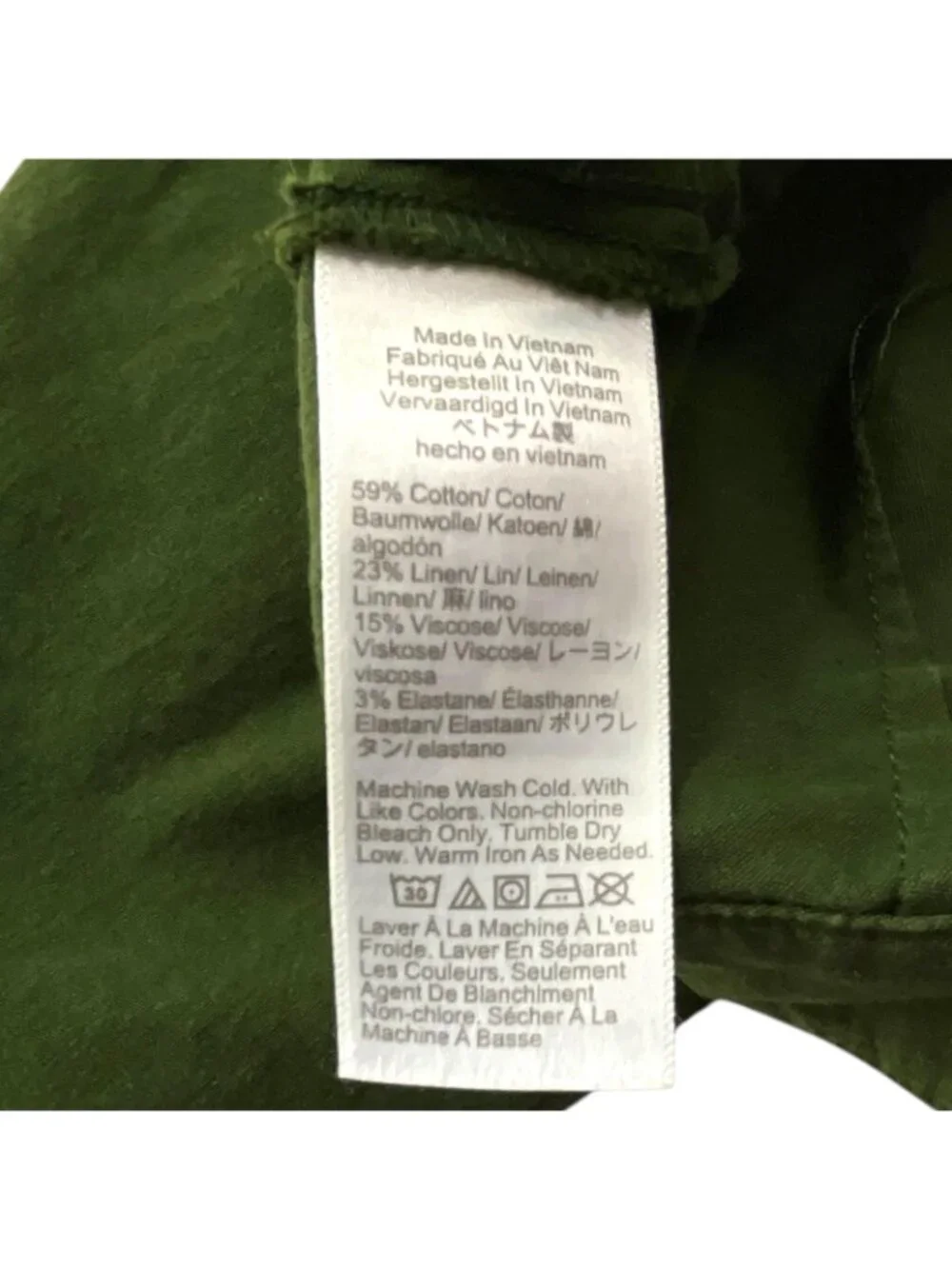 J.Crew Lizzie Pants Womens 27 Green Wide Leg Patch Pocket Stretch Twill Casual